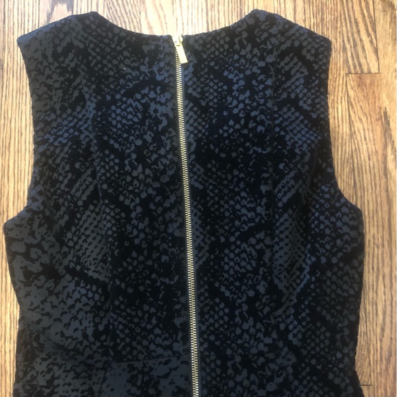 Calvin Klein Snake Skin Velvet Dress - Picture 4 of 5